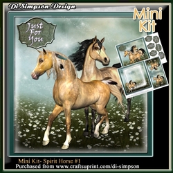 Mini Kit- Spirit Horse #1 for lots of occasions