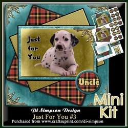 Mini Kit - Just For You #3 - For lots of occasions