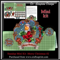 Standup Mini Kit -Merry Christmas #2