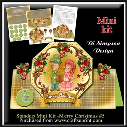 Standup Mini Kit -Merry Christmas # 5