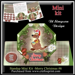 Standup Mini Kit -Merry Christmas # 6