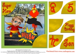 Super Hero for little boys Birthday