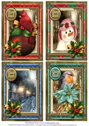 4 lovely Christmas toppers
