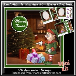 Mini Kit - Last Minute Prezzie counting # 6 - with Decoupage