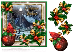 Vintage Christmas Scene