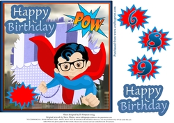 Super Hero for little boys Birthday #7