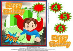 Super Hero for little boys Birthday #12