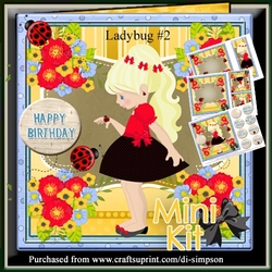 Lovely little ladybug design for lots of occasions #2