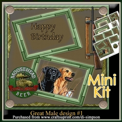 Mini Kit - Great card for Male- for lots of occasions #1