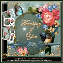 Mini Kit - Very pretty for Lots of Occasions -Thinking Of You #1