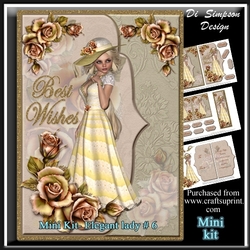 Best Wishes - Elegant Lady #6