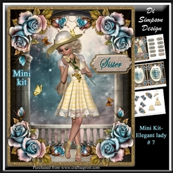 Best Wishes - Elegant Lady #7