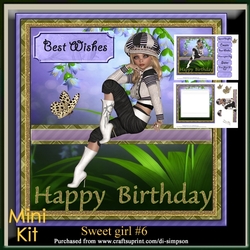 Mini Kit - Sweet Girl - For a Happy Birthday #6