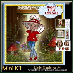 Mini Kit-Little Gardener #4- For birthday or lots of other occasions