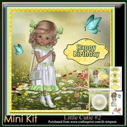 Mini Kit-Little Cutie #2- For birthday or lots of other occasions