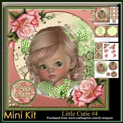 Mini Kit-Little Cutie #4- For birthday or lots of other occasions