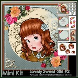 Mini Kit- Lovely Sweet Girl for lots of occasions #2