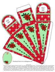 Icicle Box- Christmas #3 -( No text)