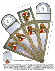Icicle Box- Christmas #9 -( No text)