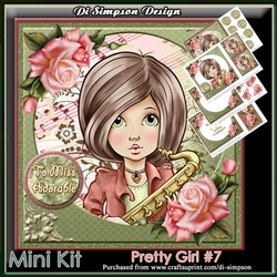 Mini Kit - Pretty Girl #7 For Birthday and lots of occasions