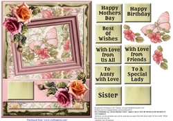 Floral topper for Mothers Day and lots of occasions