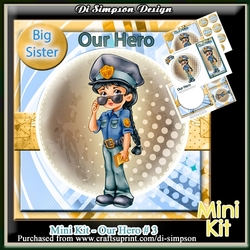 Mini Kit - Our Police woman Hero # 3