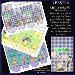 3 Gorgeous Gift Sacks for Easter #1