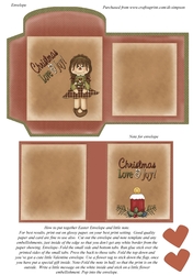 Christmas Love & Joy #13-Envelope and note