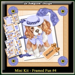 Mini Kit- Framed Fun #4 - For Birthday and more for Male