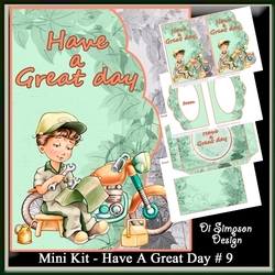 Mini Kit - Have A Great Day # 9-Motorcycle Mechanic