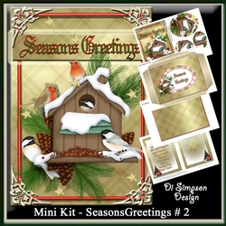 Mini Kit- Seasons Greeting #2-Robins Nest