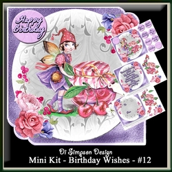 Mini Kit - Birthday Wishes # 12- Fairy for lots of occasions