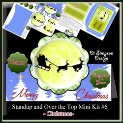 Standup and Over the Top Mini Kit #6 - Merry Christmas