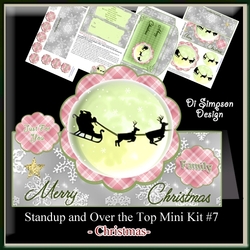 Standup and Over the Top Mini Kit #7 - Merry Christmas
