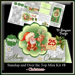 Standup and Over the Top Mini Kit #8 - Merry Christmas