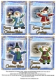 4 Christmas Toppers/ snowmen