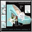 Beautiful Lipstick & flowers and Heels #5