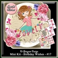 Mini Kit - Birthday Wishes # 16b- Sweet girl for lots of occasions