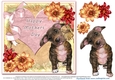 Mothers Day - Dahlias and Pitbull Puppy #5