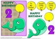 Happy Birthday for 2 yrs- Whale