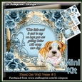 Beautiful Rose Verse Card Front Kit- Get Well #3