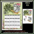 Mini Kit- A4 Koala Calendar for 2025 /no. # 20