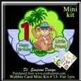 Wobble Card Mini Kit # 13- For 1yr old