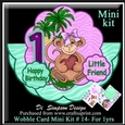 Wobble Card Mini Kit # 14- For 1yr old