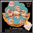 Wobble Card Mini Kit - Hush Let Her Sleep # 15