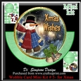 Wobble Card Mini Kit # 5- Xmas Scene