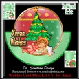 Wobble Card Mini Kit # 6- Xmas Scene