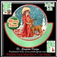 Wobble Card Mini Kit # 7- Xmas Scene
