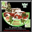 Wobble Card Mini Kit # 11- Xmas Scene