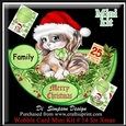 Wobble Card Mini Kit # 14 - Xmas Puppy